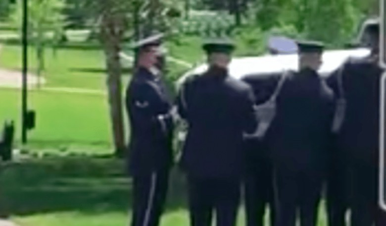 WATCH: A Social Distancing Burial at Arlington Cemetery