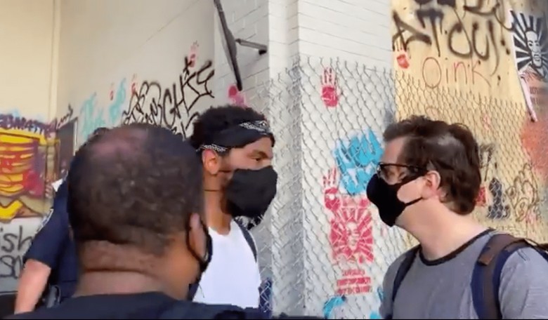 WATCH: Black Man Escorts Police Into CHAZ, Outrage Ensues