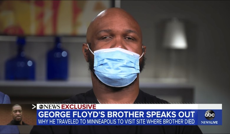 George Floyd’s Brother Condemns Riots, Calls for 'Destructive Unity' to End