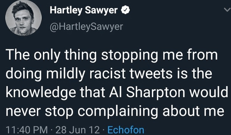 'The Flash' Actor Hartley Sawyer Cancelled for Bad Tweets from Before He Was Famous