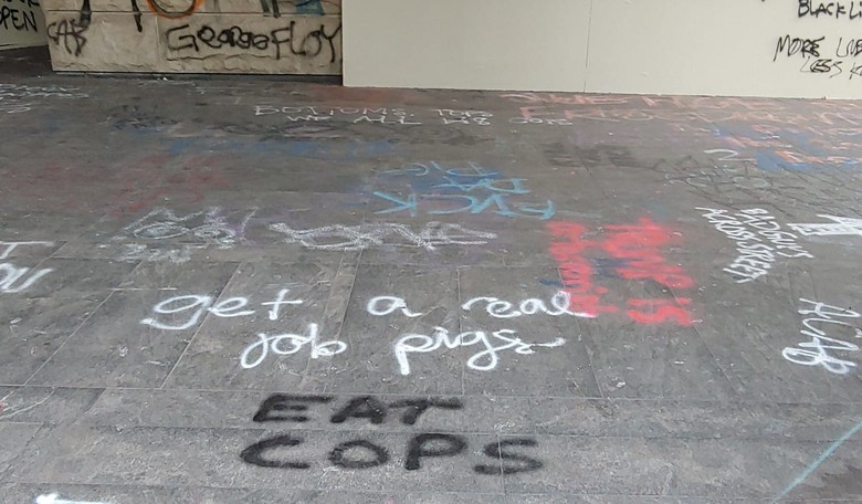Surveying the Terrible Riot Destruction in Portland, Oregon