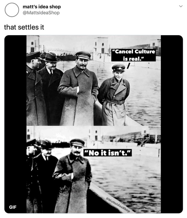 Cancel Culture Is a Myth, Comrade
