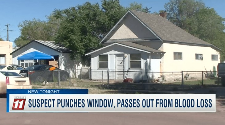 Colorado Man Punches Window