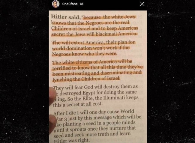 DeSean Jackson Hitler Negroes Children of Israel