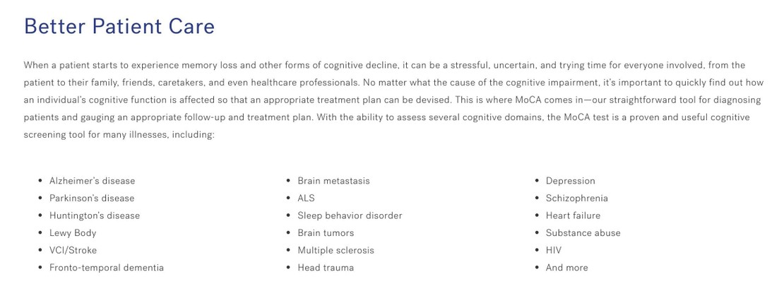 Cognitive Test