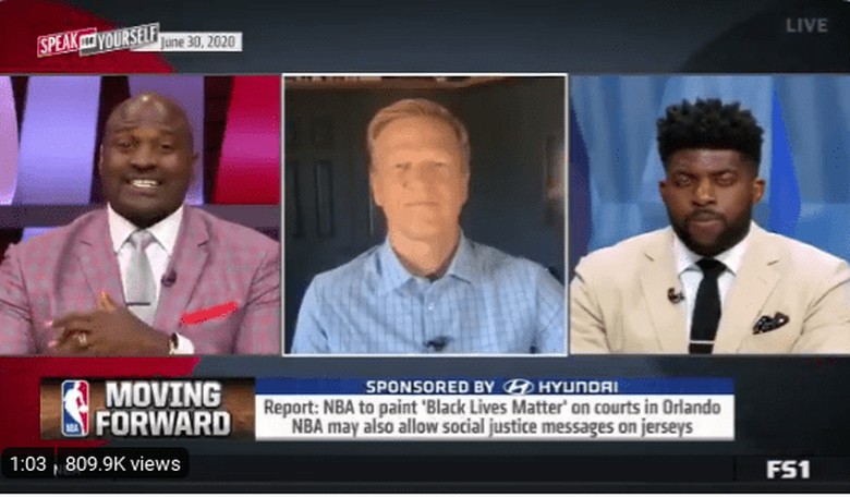 Fox Sports 1's Marcellus Wiley Unloads on NBA Plan to Paint 'Black Lives Matter' on Courts