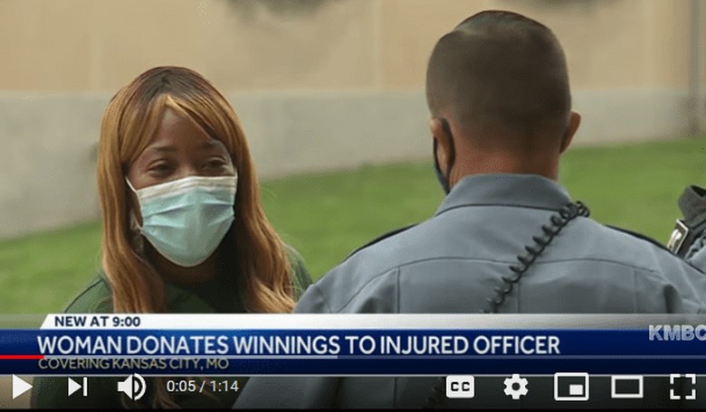 Black Single Mom with $7 to Her Name Donates Lottery Winnings to Police Officer Shot on Duty