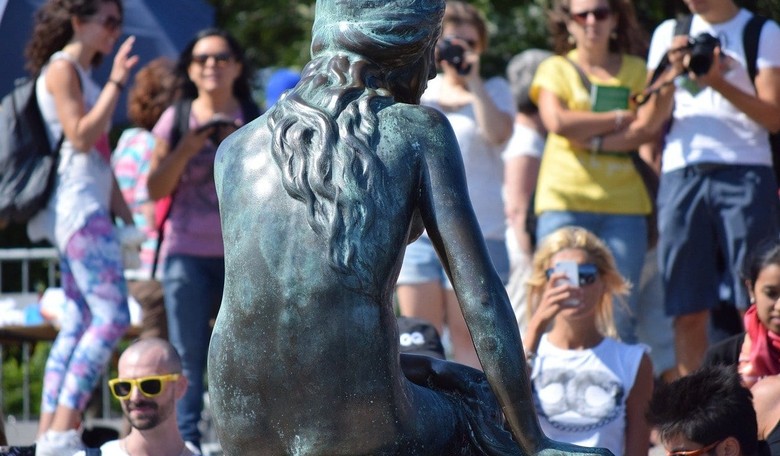 'Little Mermaid' Statue in Copenhagen Branded 'Racist Fish'