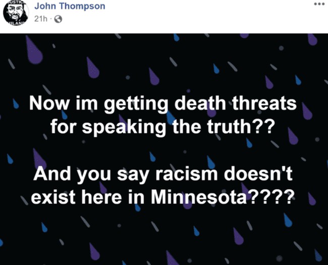 Democrat says he got death threats for "speaking truth" about Minneapolis police union leader Bob Kroll