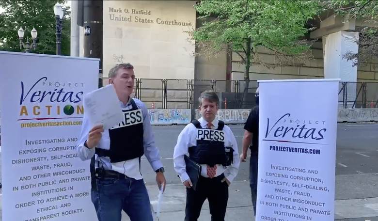 Project Veritas Sues Oregon for the Right to Go Undercover With Antifa in Portland