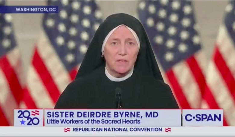 Nun and Physician Defends Life at RNC: 'We First Met Jesus as a Stirring Embryo'