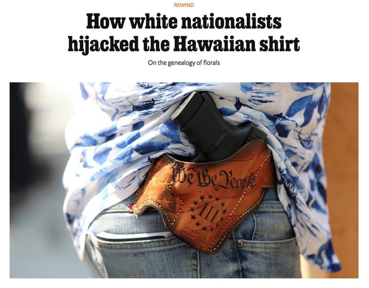 The economist Hawaiian shirt white supremacy