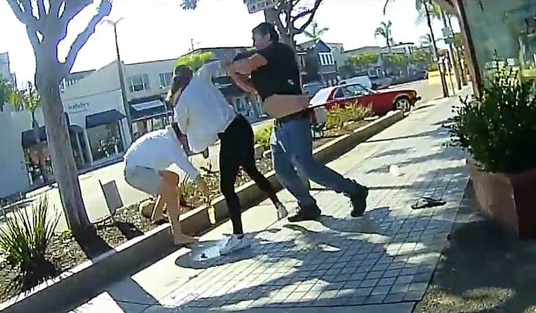 [Watch] Mask-Shaming Woman Throws Hot Coffee in Face of Unmasked Man Trying to Eat a Burrito, Instantly Regrets It