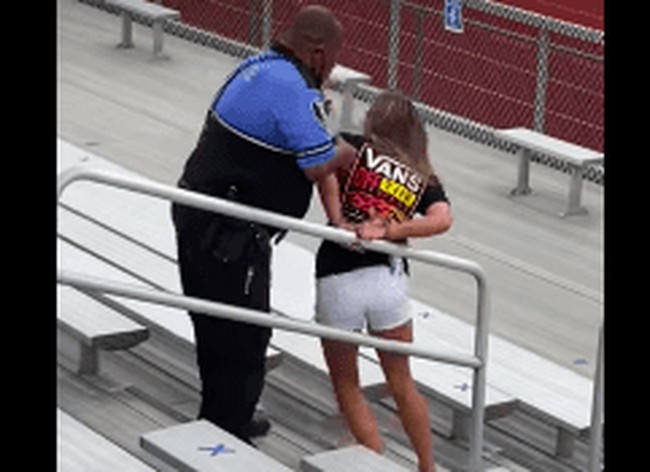Ohio Woman Arrested and Tased After Police Demand She Mask Up at Son's Outdoor Football Game