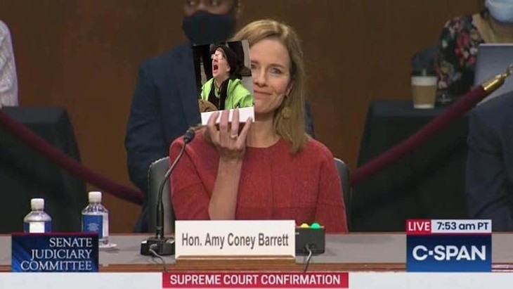 Amy Coney Barrett Drinks Liberal Tears