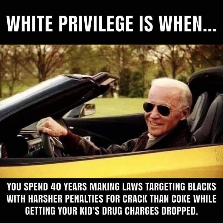 Joe Biden Has White Privilege