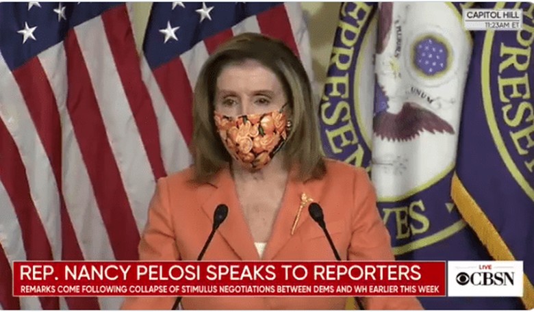 Barely Coherent Pelosi Answers Question About COVID Stimulus With 25th Amendment Threat