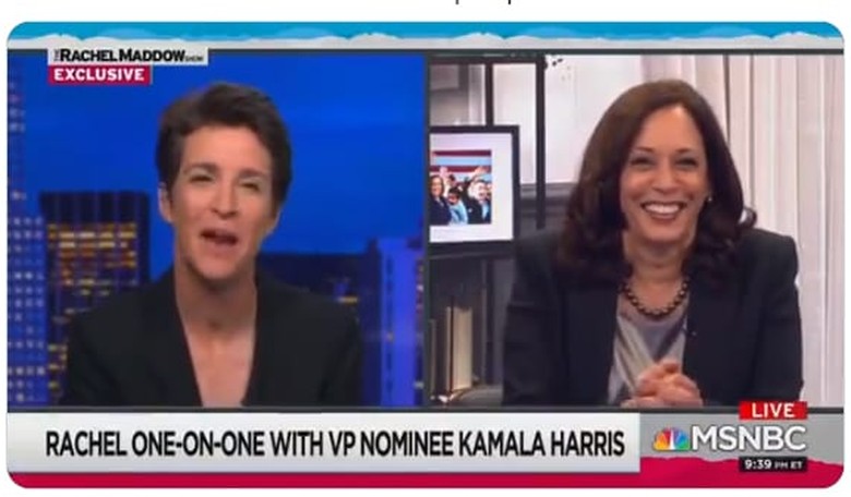 [VIDEO] Rachel Maddow and Kamala Harris Indulge in Cringy Gigglefest Over Mike Pence's Fly