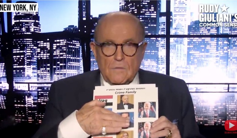 Whoa. 'Prosecutor' Rudy Guiliani Details Devastating Case Against 'Biden Crime Family'