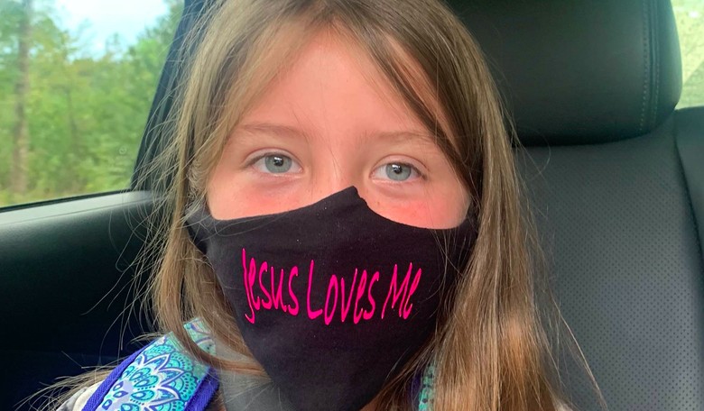 Miss. School Bans 3rd-Grader's 'Jesus Loves Me' Mask, Allows 'Black Lives Matter'