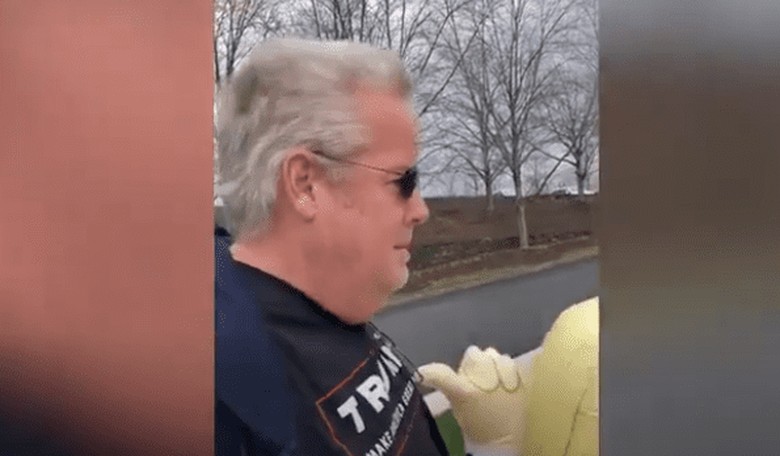 Trump Supporter Charged with Assault for Breathing on Protesters