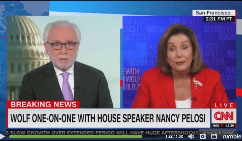 Nancy Pelosi Goes on CNN and Has a Meltdown Too Amazing to Miss