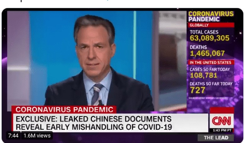 The Morning Briefing: Whaddyaknow—Enemy of the People CNN Finally Admits China Lied About Bat Flu