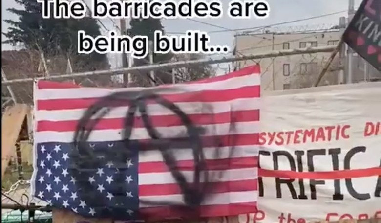 UPDATED Showdown in Portland: Antifa and BLM Hold Neighborhood Hostage, Build 'Autonomous Zone,' and Attack Police Trying to Stop Them