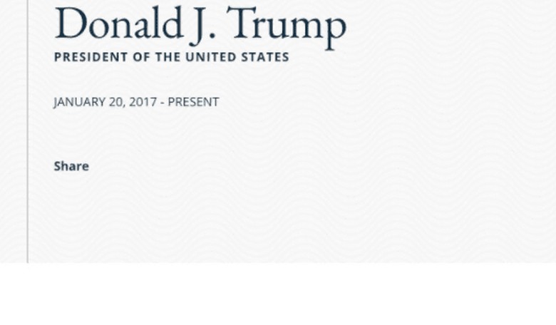 State Department Website Falsely Announces Trump's Resignation