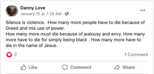 Jesus is black church vandalism cop killer