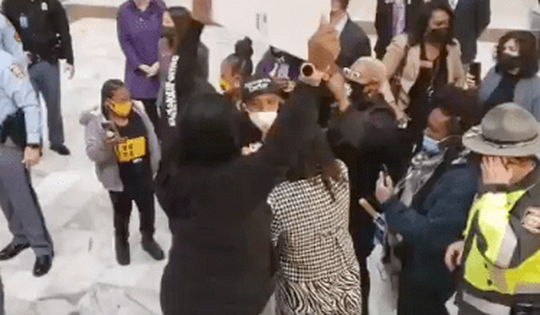 Anti-Voter ID Activists Storm Georgia Capitol. Has Anyone Called the National Guard?