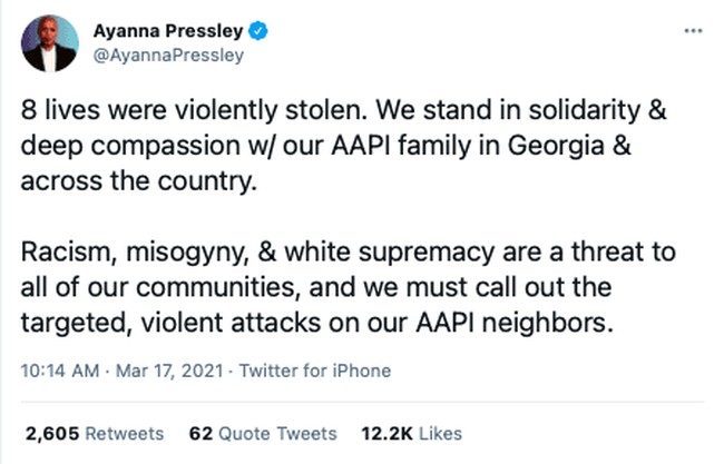 white supremacy Atlanta shootings