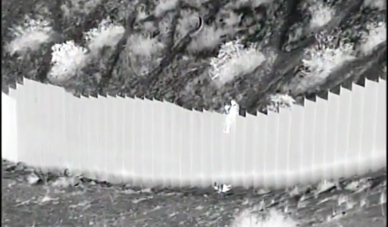 HORRIFYING: Border Patrol Releases Video of Two Young Girls Thrown Over the Border Wall