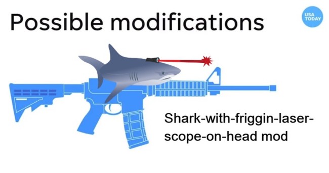 Shark with Friggin Laser Scope