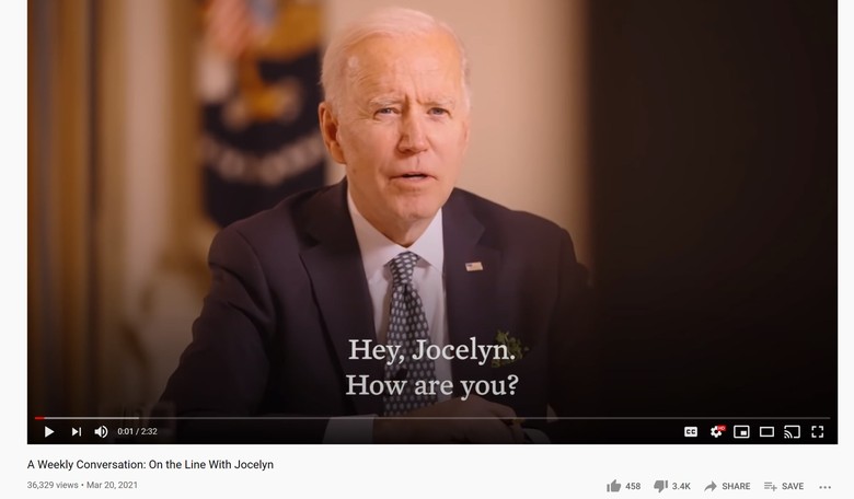 Is YouTube Removing Its Public 'Dislikes' Because the Biden White House Keeps Getting Ratioed So Hard?