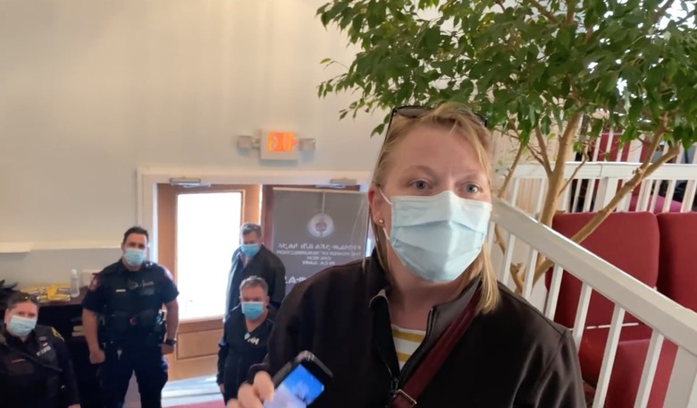 'Get Out, Nazis!'– Pastor Explodes in Righteous Anger, Kicks Out Canada's COVID Cops at 'Good Friday' Service