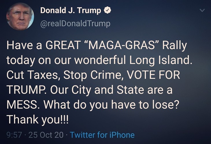 MAGA-GRAS Trump Loud Majority