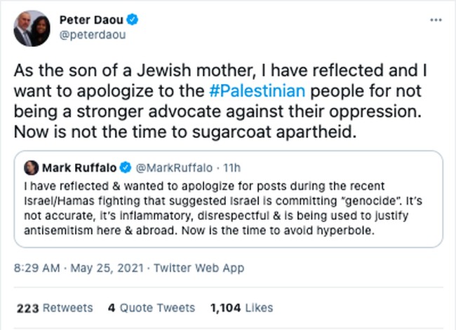 Ruffalo Israel Genocide