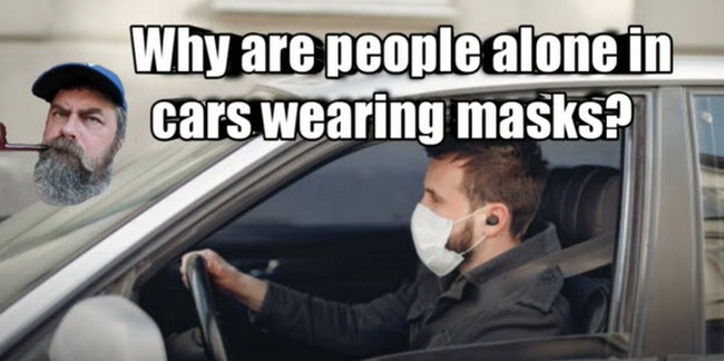 Wearing Mask in Car