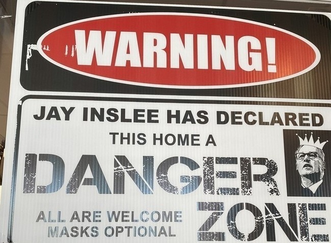 warning sign diner