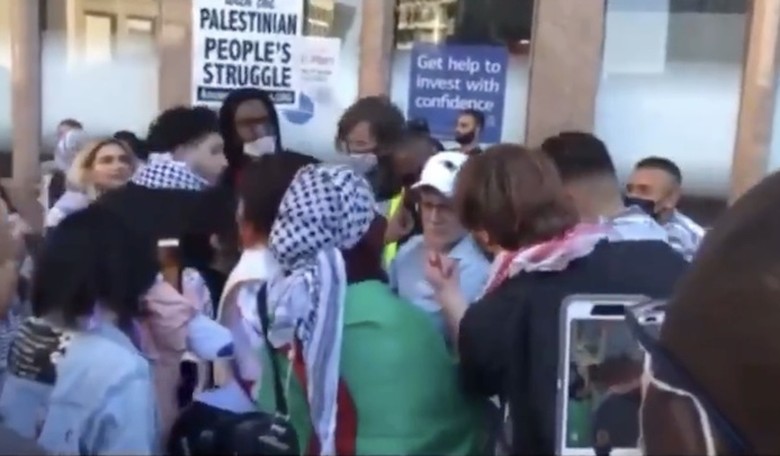 Boston: Pro-Palestinian Thugs Spit at and Curse Pro-Israel Activist