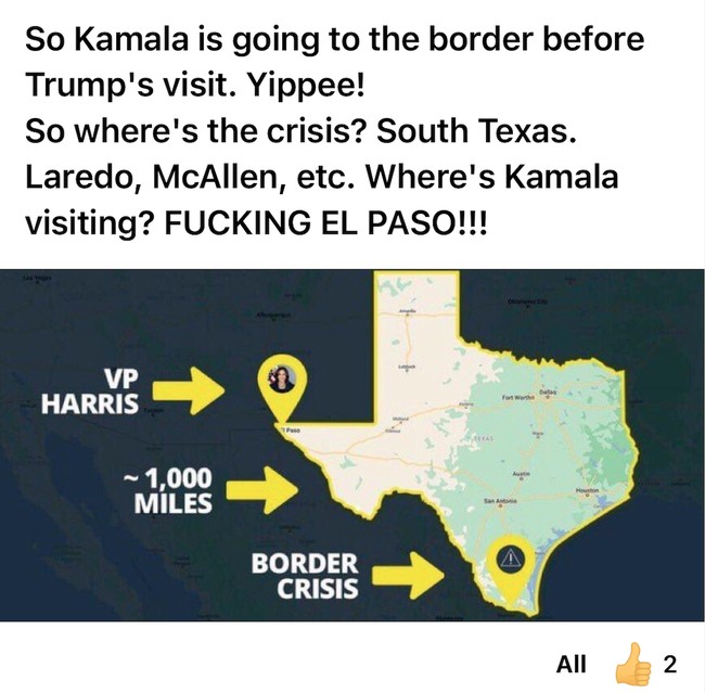 Harris Visits Border