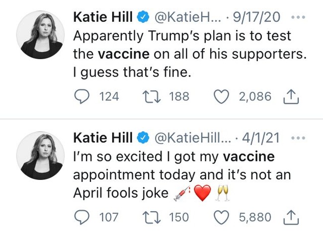 Katie Hill Vaccine