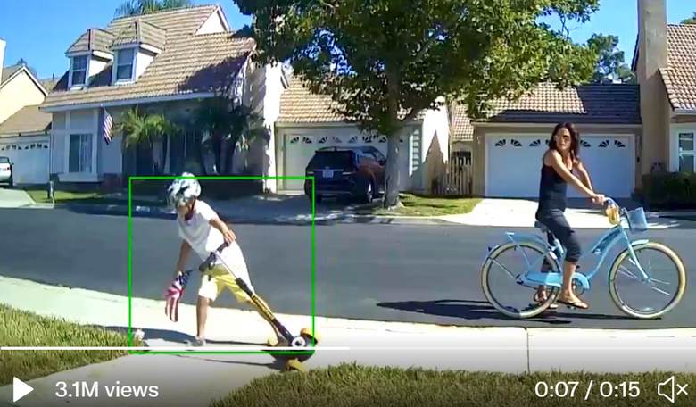 [VIDEO] Kid on Scooter Rips Down American Flag While Mom Watches