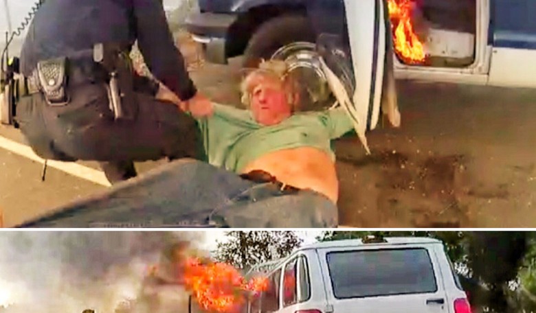 Injured Cop Saves Man From Exploding Truck. The Rest of His Story Is Like Something From a TV Show.