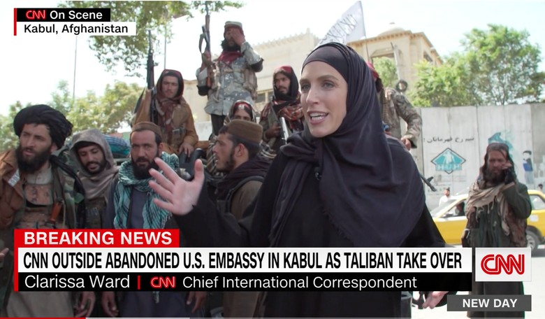 CNN Says 'Taliban Chanting 'Death to America' But Seem Friendly' While Biden Watches Fake TV