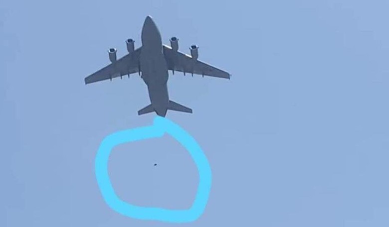 Shocking Video Shows Desperate Afghans Falling From Plane Leaving Kabul