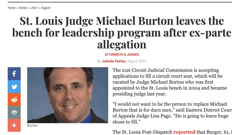 St. Louis Media Finally Breaks Its Wall of Silence on Massive Judicial Scandal—But Still Manages to Water it Down (UPDATED)