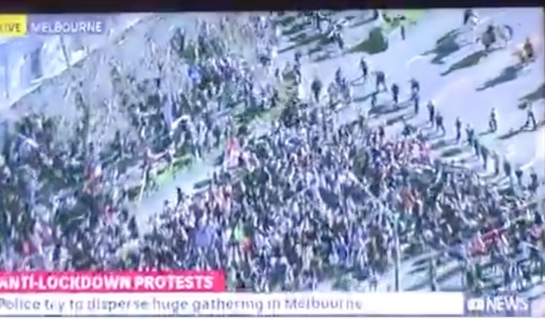 Massive Unrest as Australia Adopts China's Authoritarian 'COVID-Zero' Approach