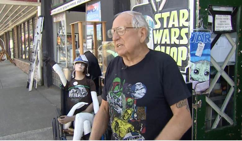 Free Speech? Trans City Councilor Confronts Crusty Shop Owner Over a Sign in His Shop. Now Antifa's Involved.